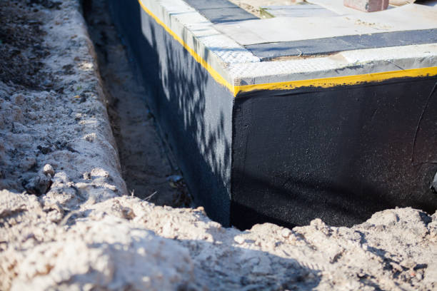 Professional Foundation Crack Repair technician working in Ashley, IN